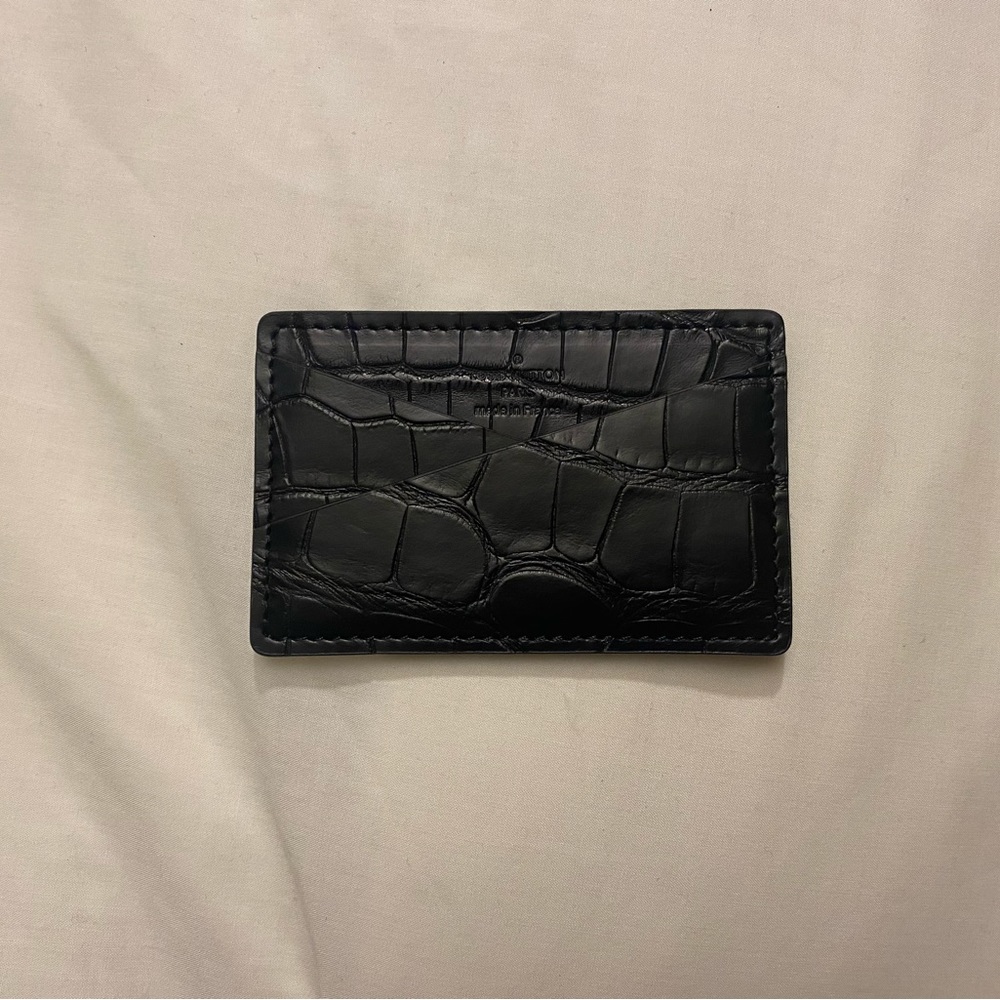 Louis Vuitton alligator card holder - brand new with packaging